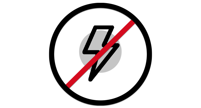 Icon - battery system power loss