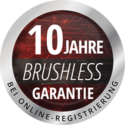 10 year brushless guarantee